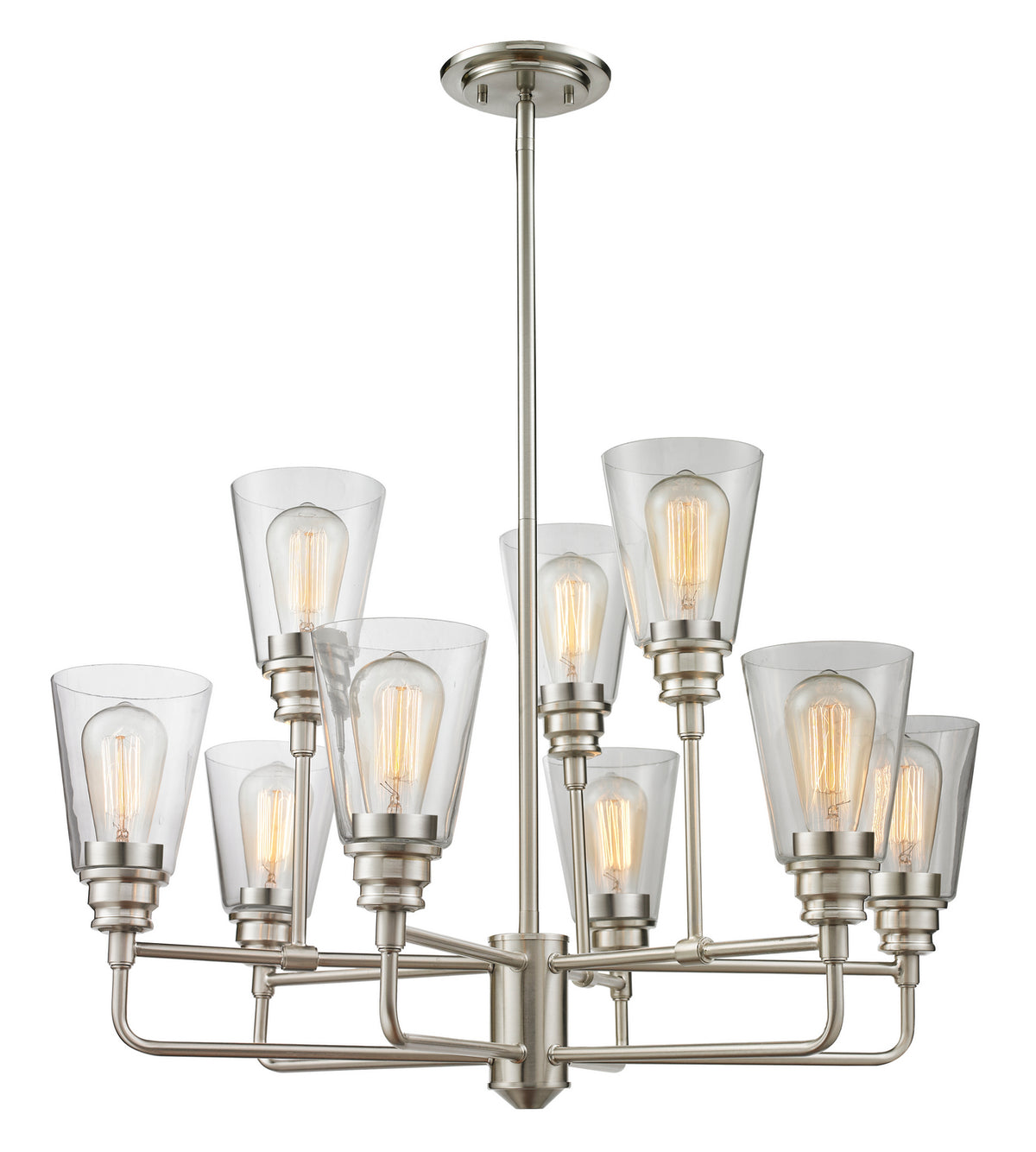 Lustre Annora Nickel brossé, 29" – Z-Lite