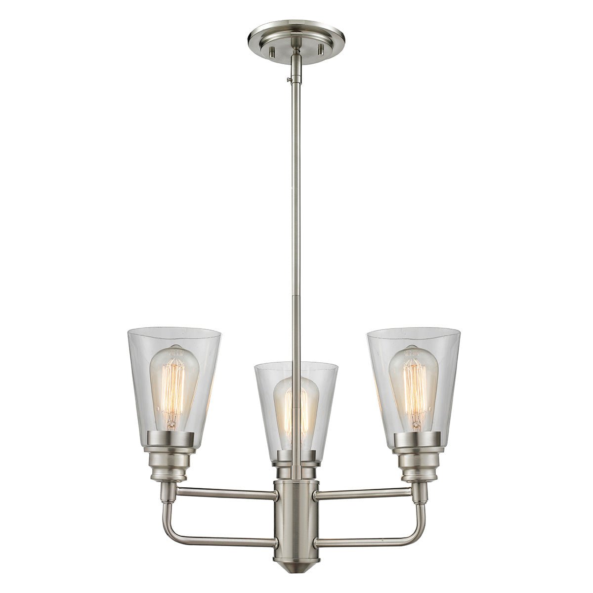 Chandelier Annora - Nickel brossé 19" by Z - Lite | Luminaires & cie