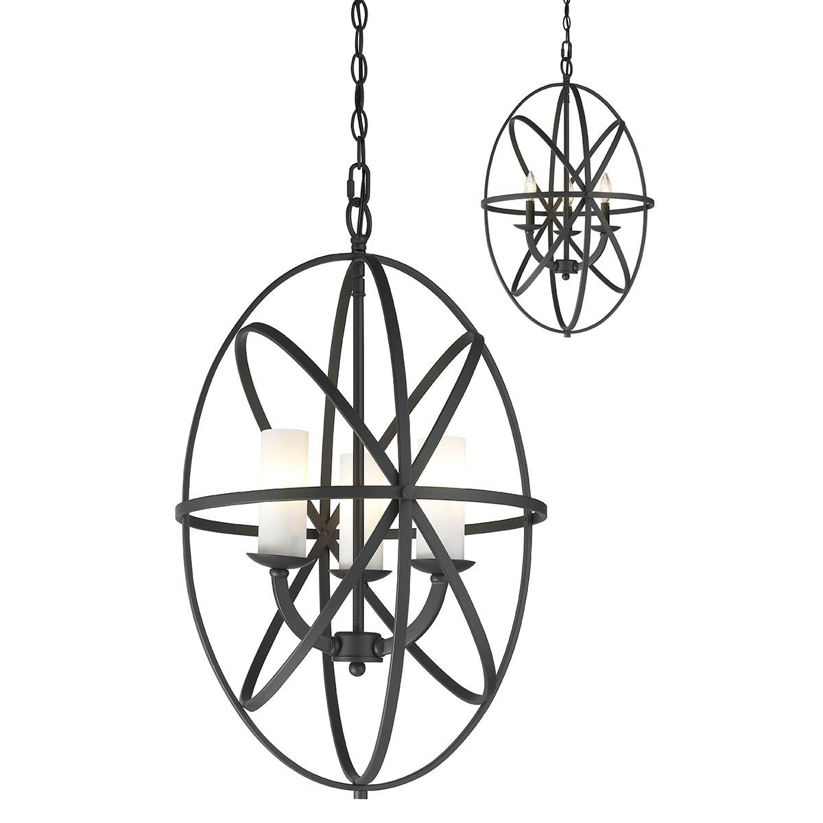 Chandelier Aranya - Bronze 16" by Z - Lite | Luminaires & cie