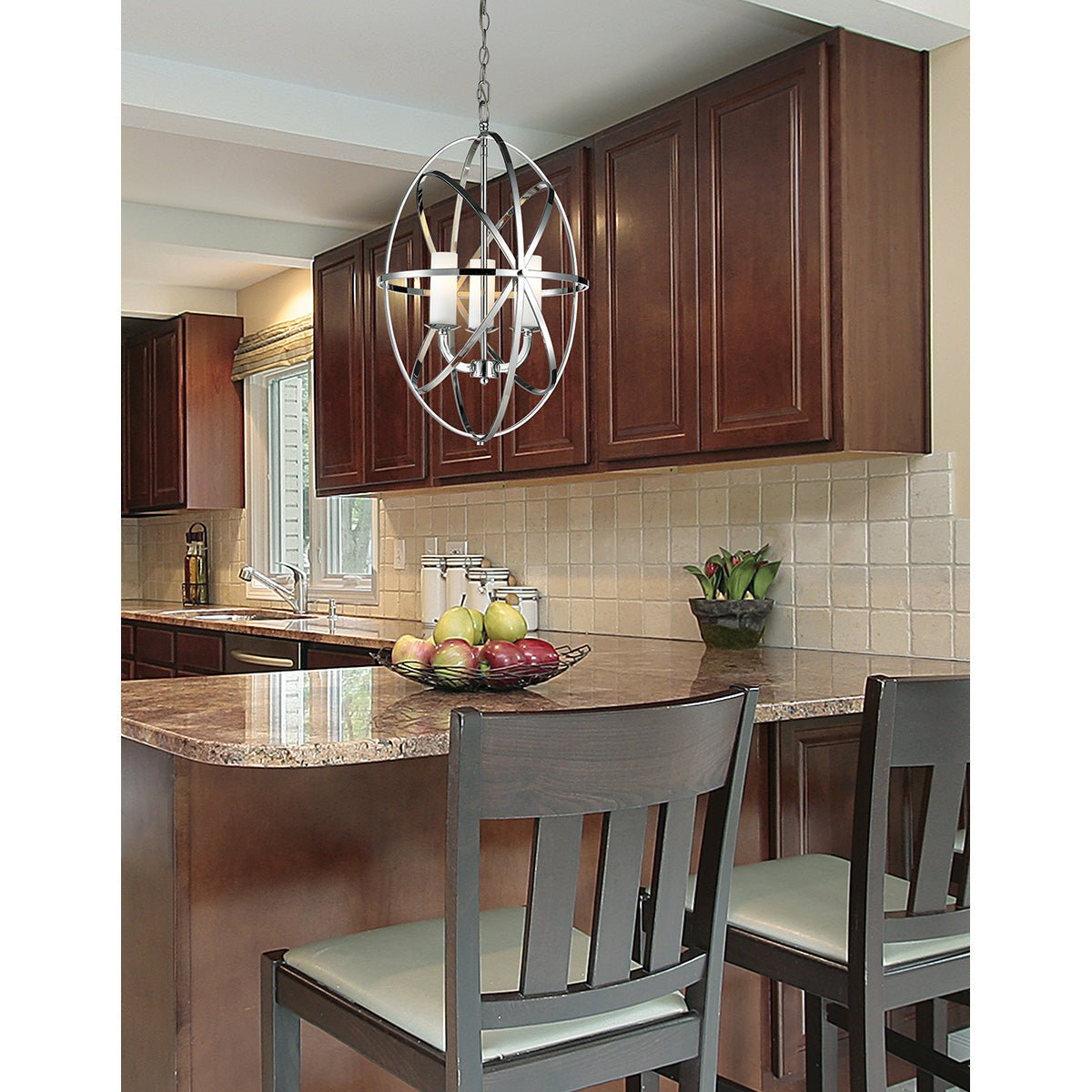 Chandelier Aranya - Chromé 16" by Z - Lite | Luminaires & cie