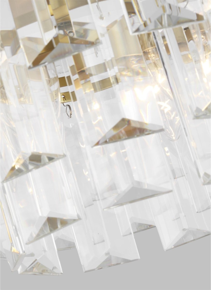 Chandelier Arden - Laiton brûlé 16 1/8" by Visual Comfort Studio | Luminaires & cie