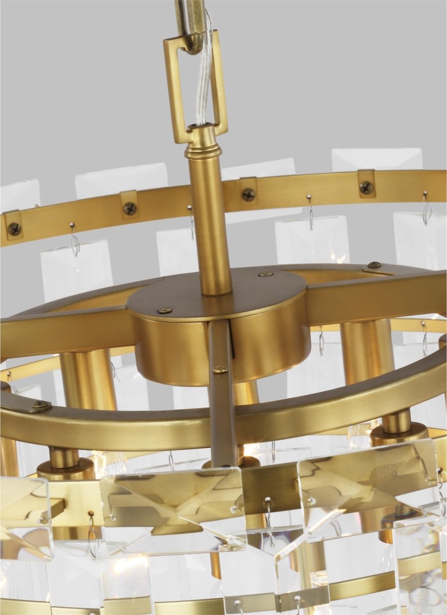 Chandelier Arden - Laiton brûlé 24 1/8" by Visual Comfort Studio | Luminaires & cie