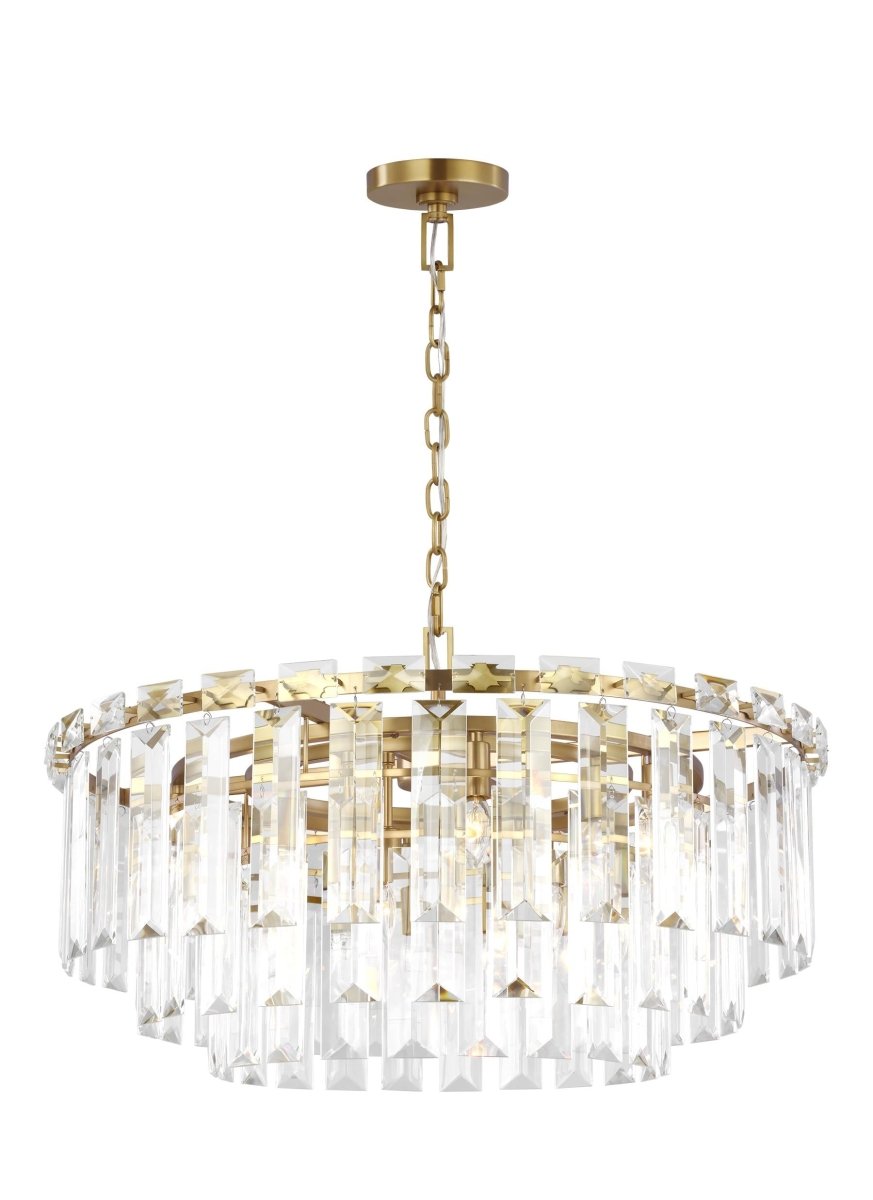 Chandelier Arden - Laiton brûlé 32 7/8" by Visual Comfort Studio | Luminaires & cie