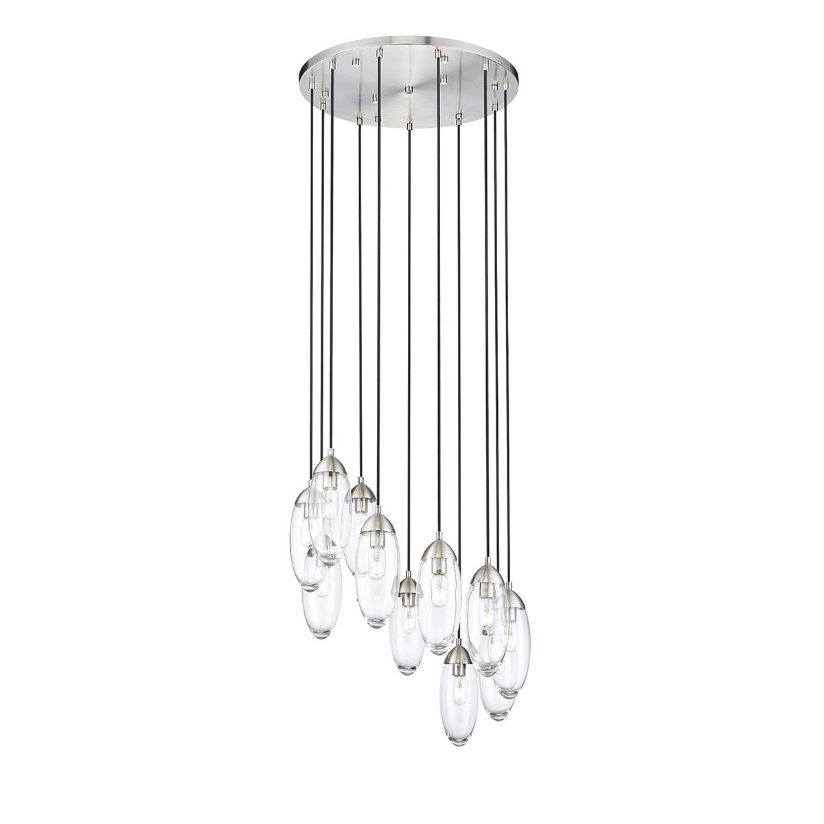 Chandelier Arden - Nickel brossé 24" by Z - Lite | Luminaires & cie