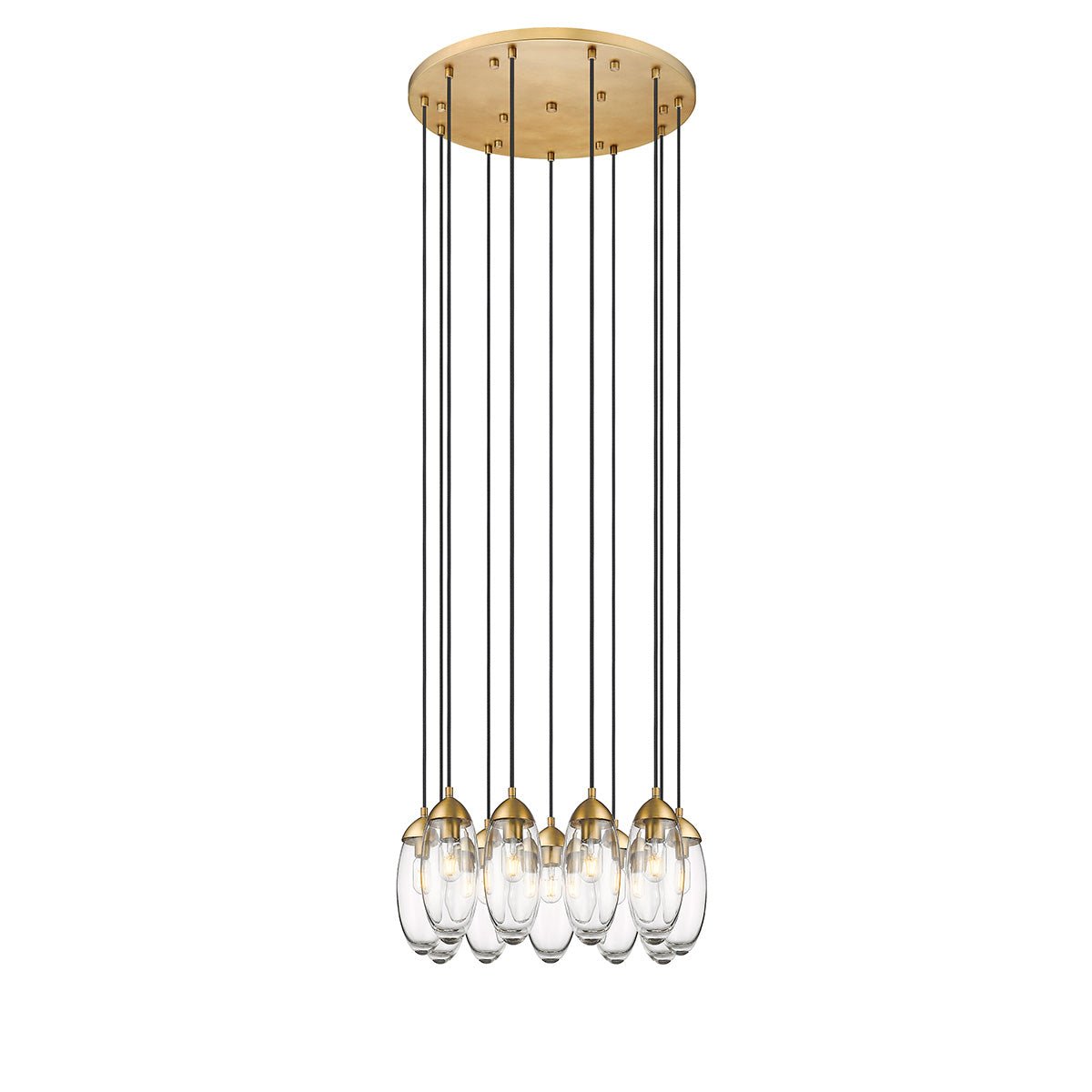 Chandelier Arden - Laiton frotté 24" by Z - Lite | Luminaires & cie