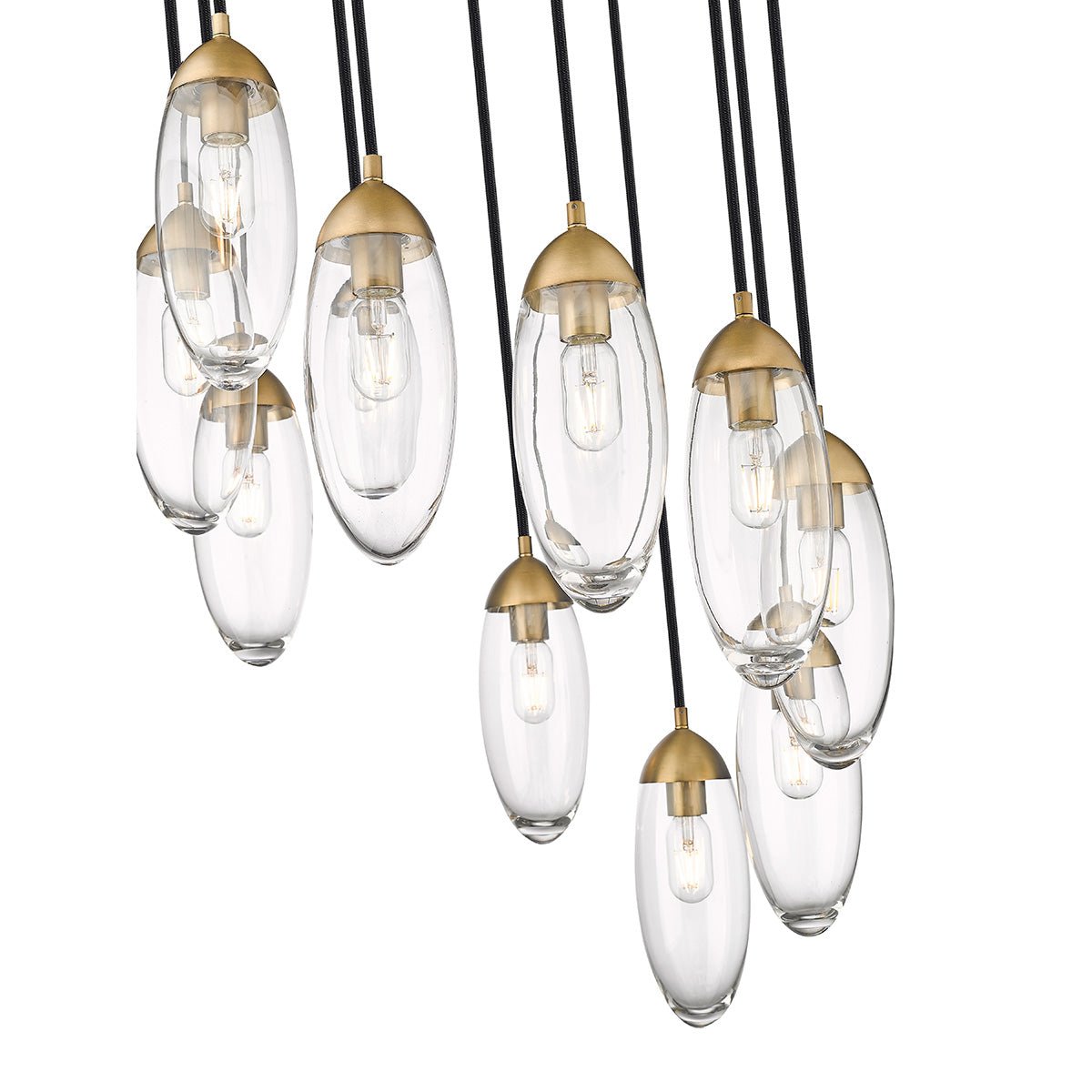 Chandelier Arden - Laiton frotté 24" by Z - Lite | Luminaires & cie