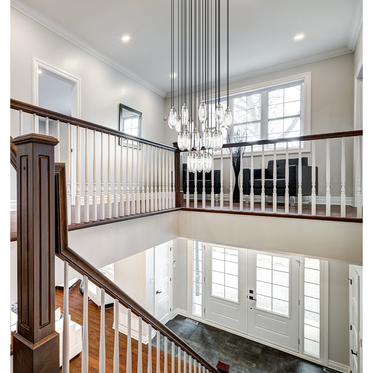 Chandelier Arden - Nickel brossé 36" by Z - Lite | Luminaires & cie