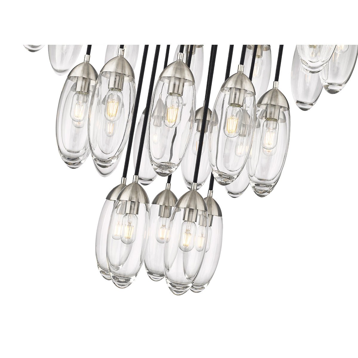 Chandelier Arden - Nickel brossé 36" by Z - Lite | Luminaires & cie