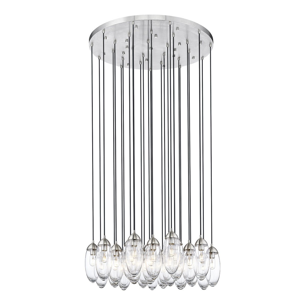 Chandelier Arden - Nickel brossé 36" by Z - Lite | Luminaires & cie
