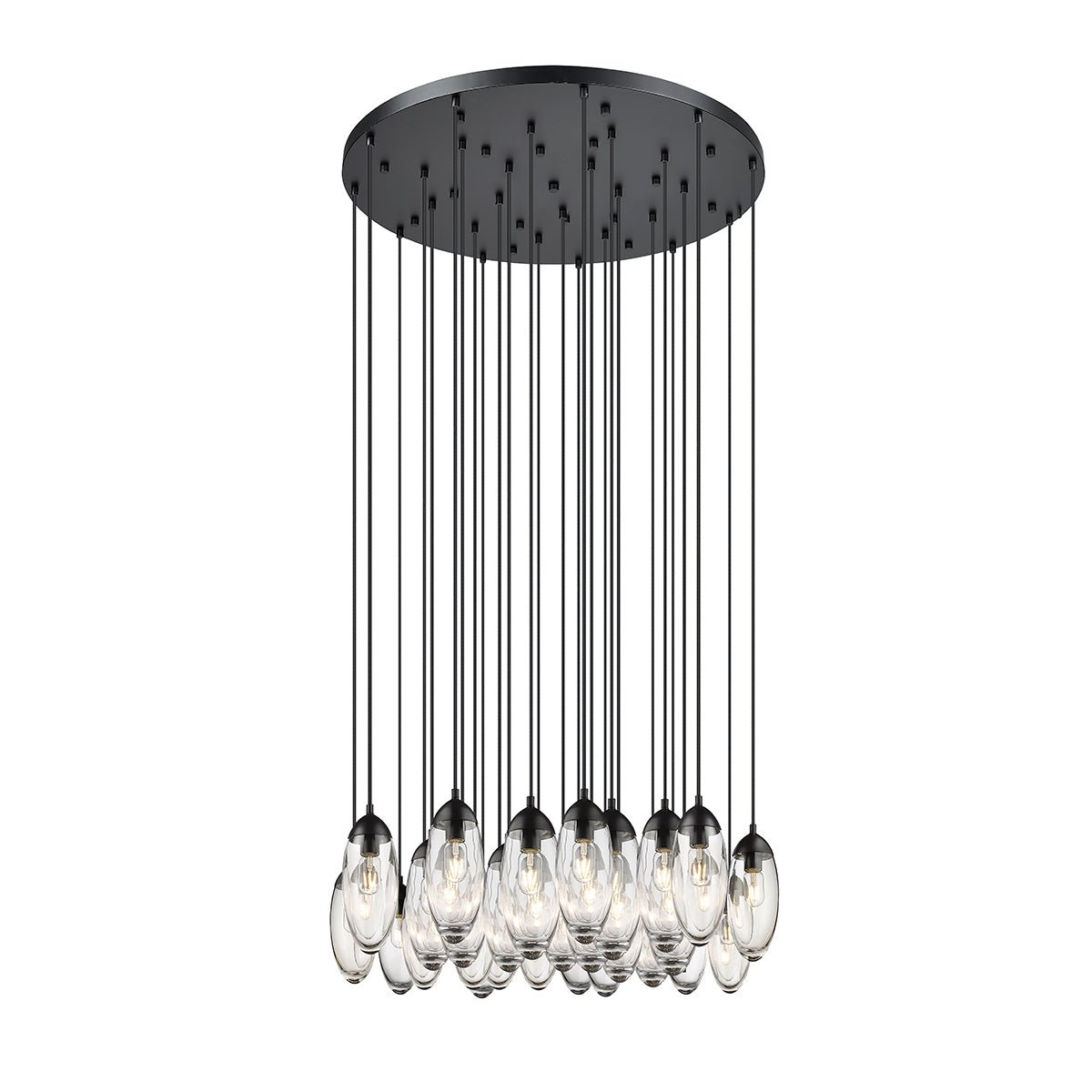 Chandelier Arden - Noir mat 36" by Z - Lite | Luminaires & cie