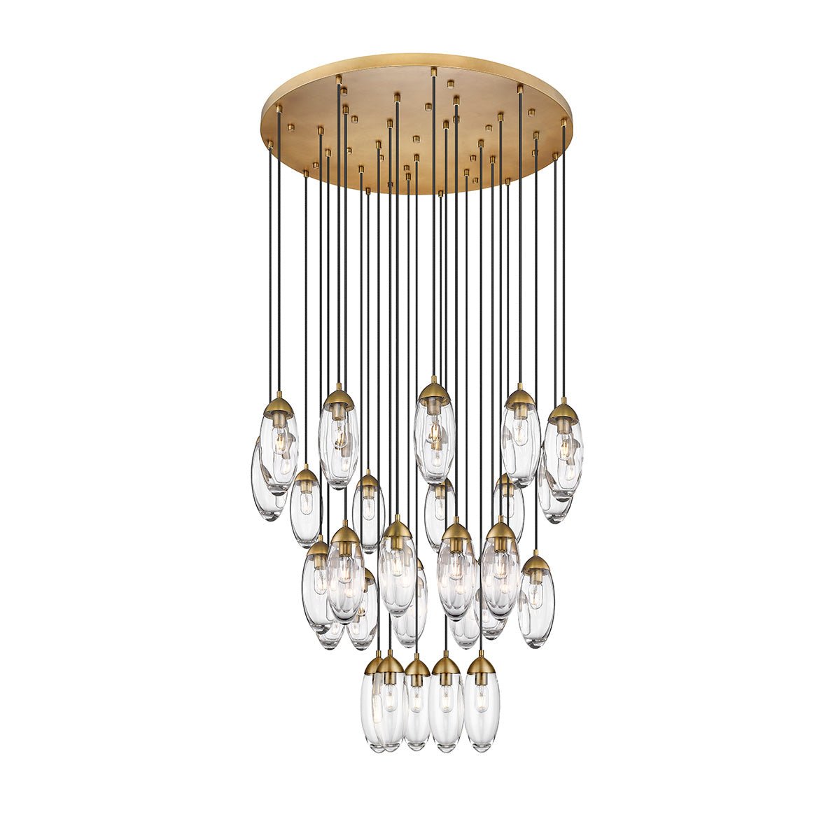 Chandelier Arden - Laiton frotté 36" by Z - Lite | Luminaires & cie