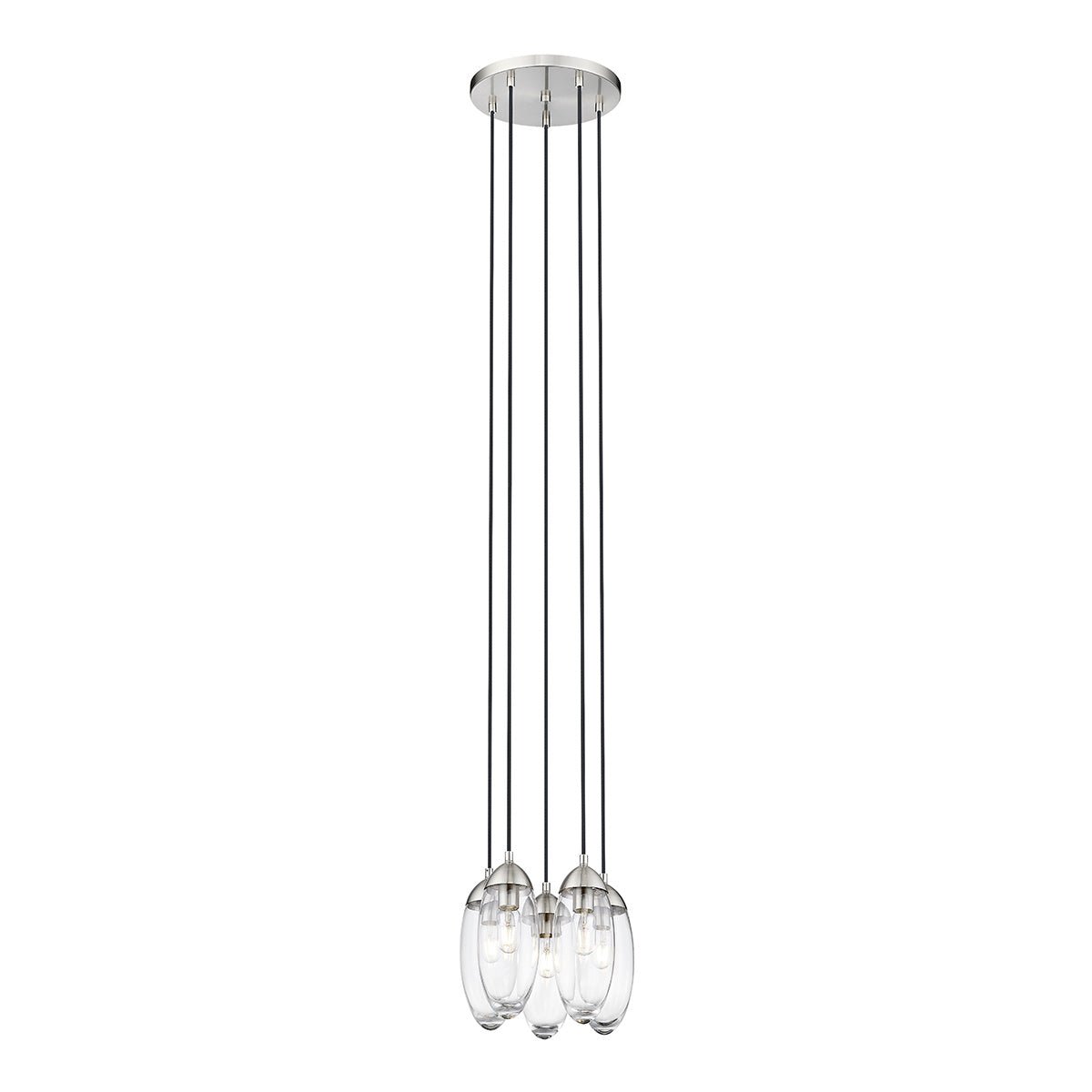 Chandelier Arden - Nickel brossé 12" by Z - Lite | Luminaires & cie