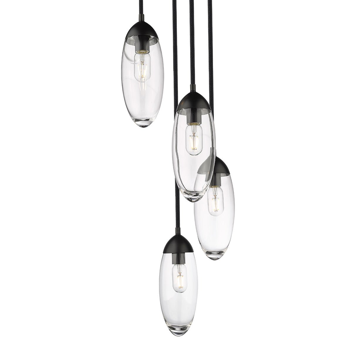Chandelier Arden - Noir mat 12" by Z - Lite | Luminaires & cie
