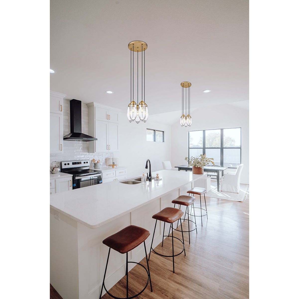Chandelier Arden - Laiton frotté 12" by Z - Lite | Luminaires & cie