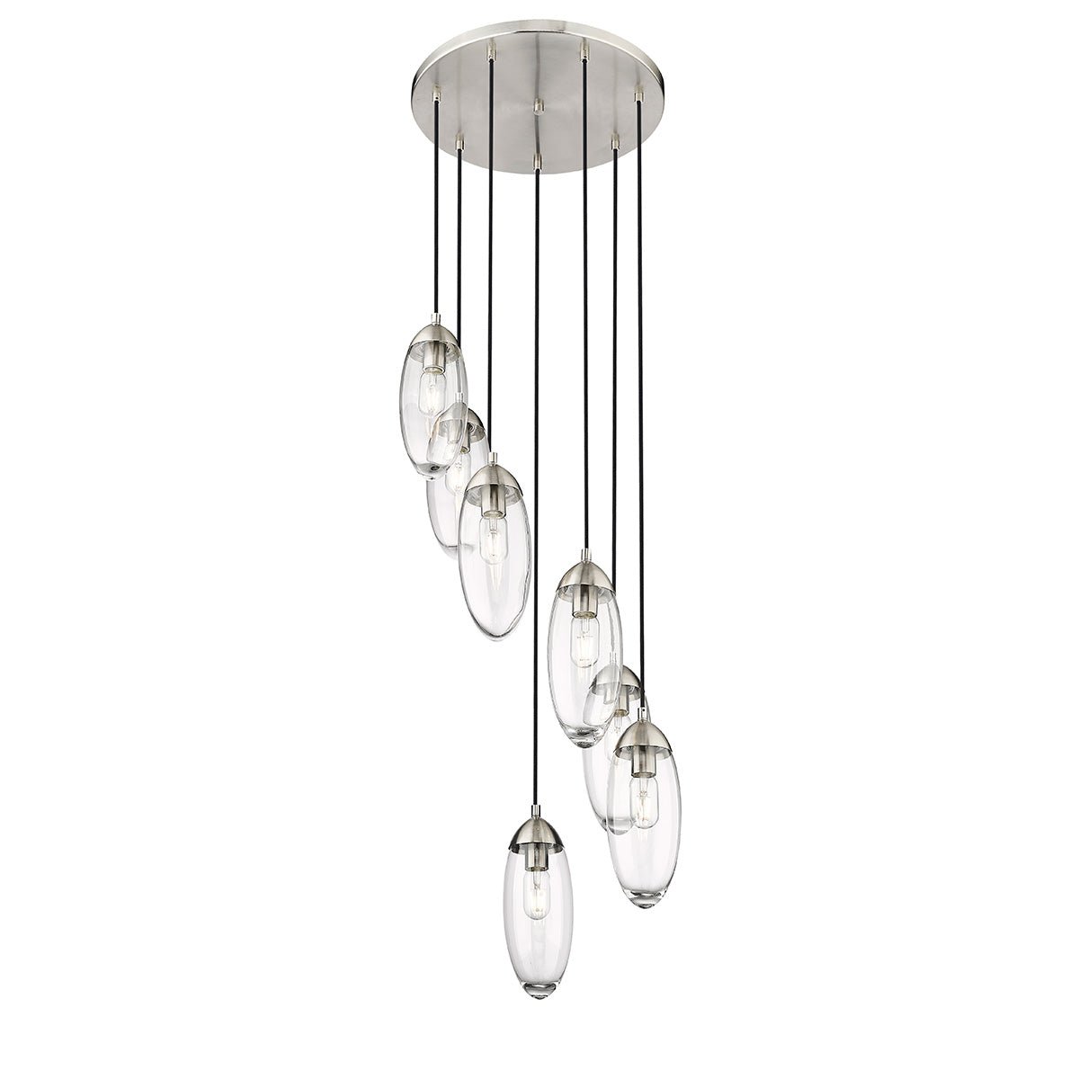 Chandelier Arden - Nickel brossé 18" by Z - Lite | Luminaires & cie