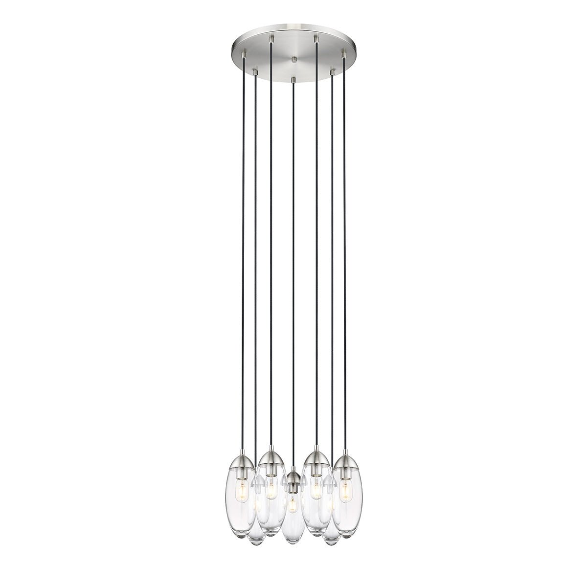 Chandelier Arden - Nickel brossé 18" by Z - Lite | Luminaires & cie