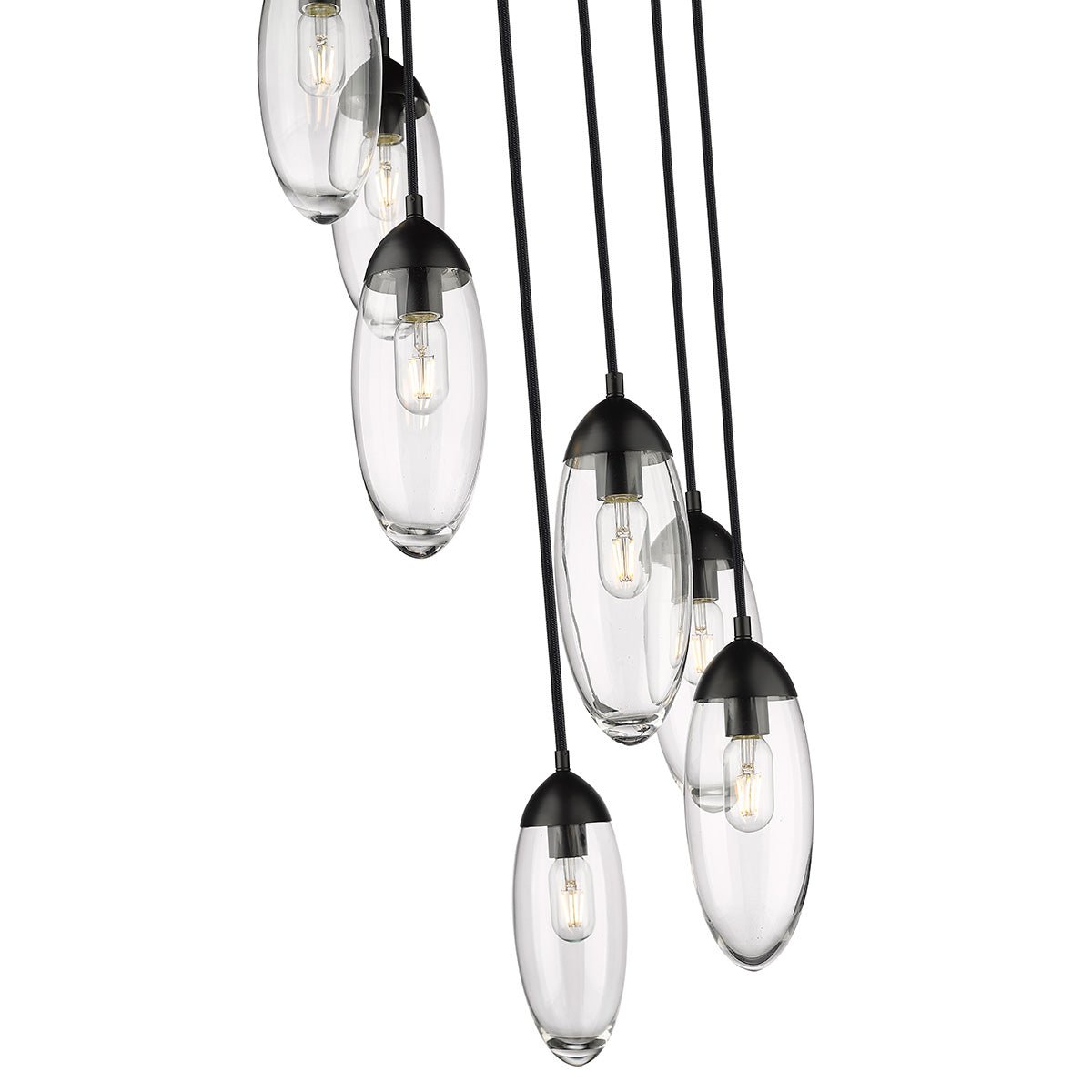 Chandelier Arden - Noir mat 18" by Z - Lite | Luminaires & cie