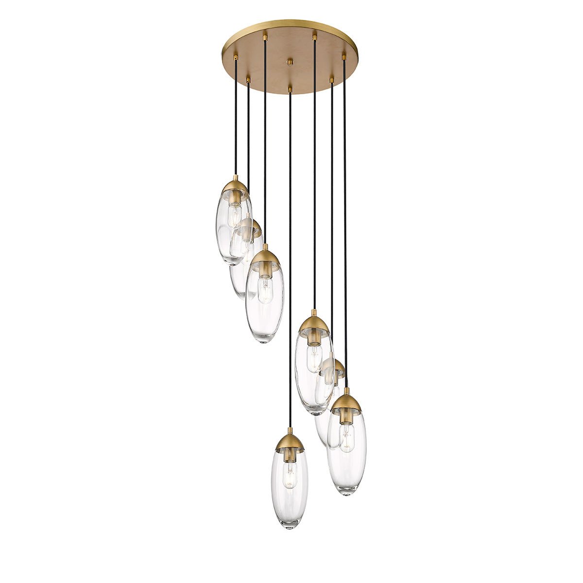 Chandelier Arden - Laiton frotté 18" by Z - Lite | Luminaires & cie