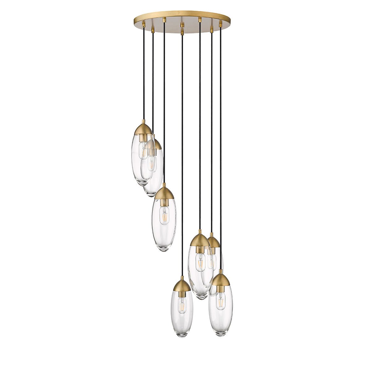 Chandelier Arden - Laiton frotté 18" by Z - Lite | Luminaires & cie