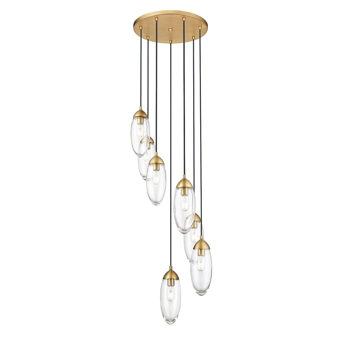 Chandelier Arden - Laiton frotté 18" by Z - Lite | Luminaires & cie
