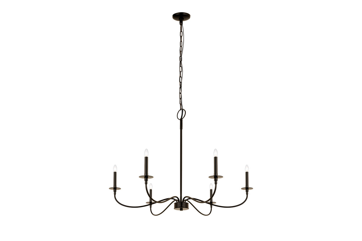 Lustre Arrington Noir mat, 42" – vue 2