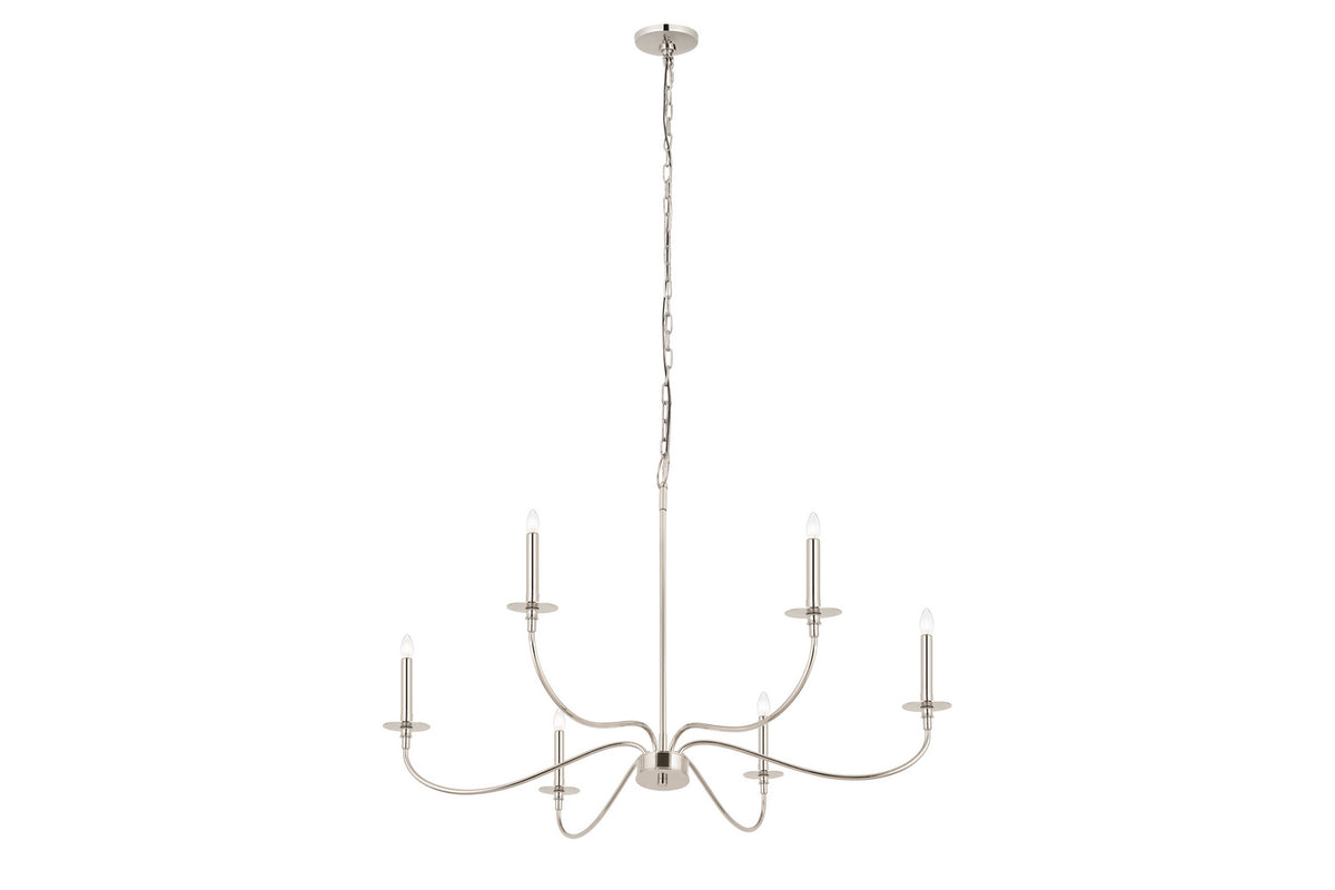 Lustre Arrington Nickel poli, 42" – vue 2