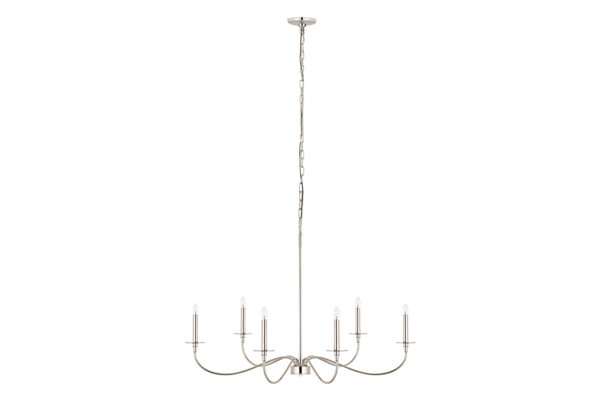 Lustre Arrington Nickel poli, 42" – vue 3