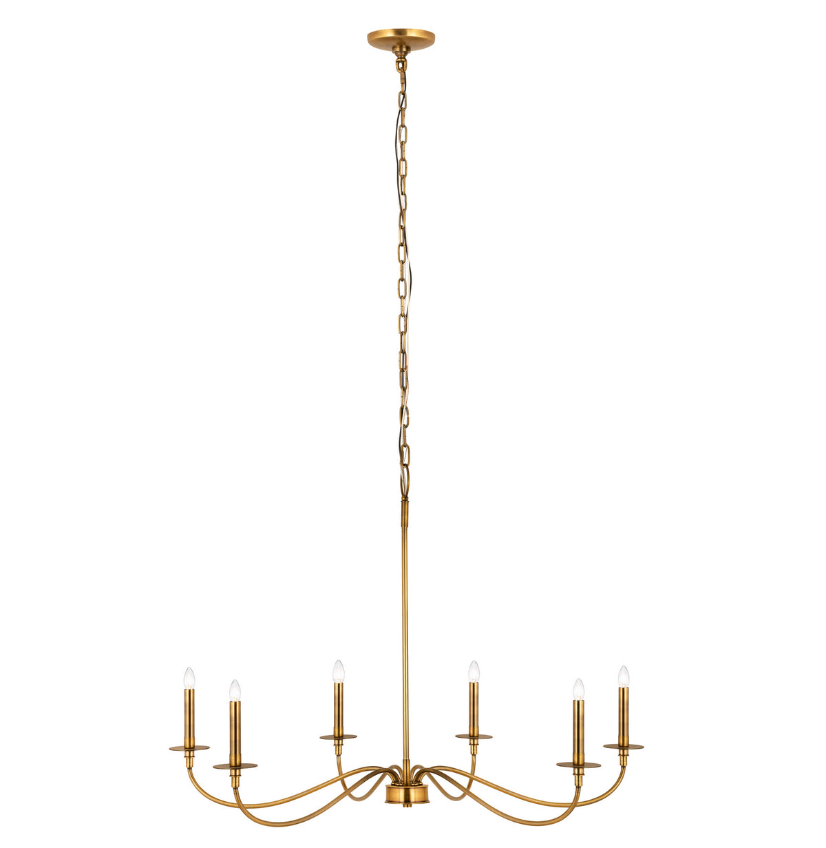 Lustre Arrington Laiton frotté, 42" – Z-Lite