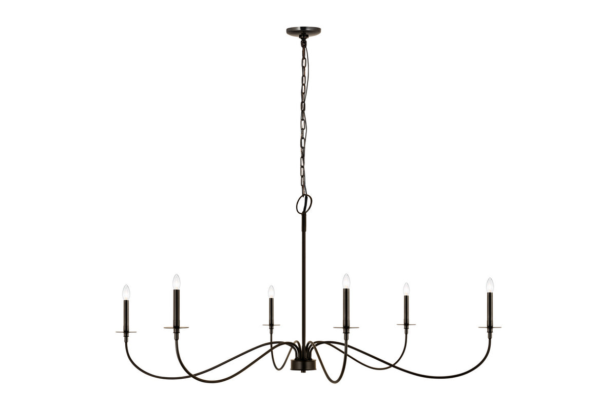 Lustre Arrington Noir mat, 63" – Z-Lite