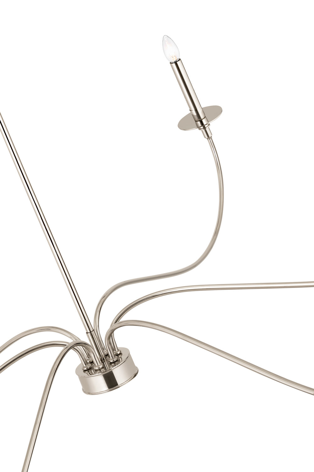 Lustre Arrington Nickel poli, 63" – vue 4