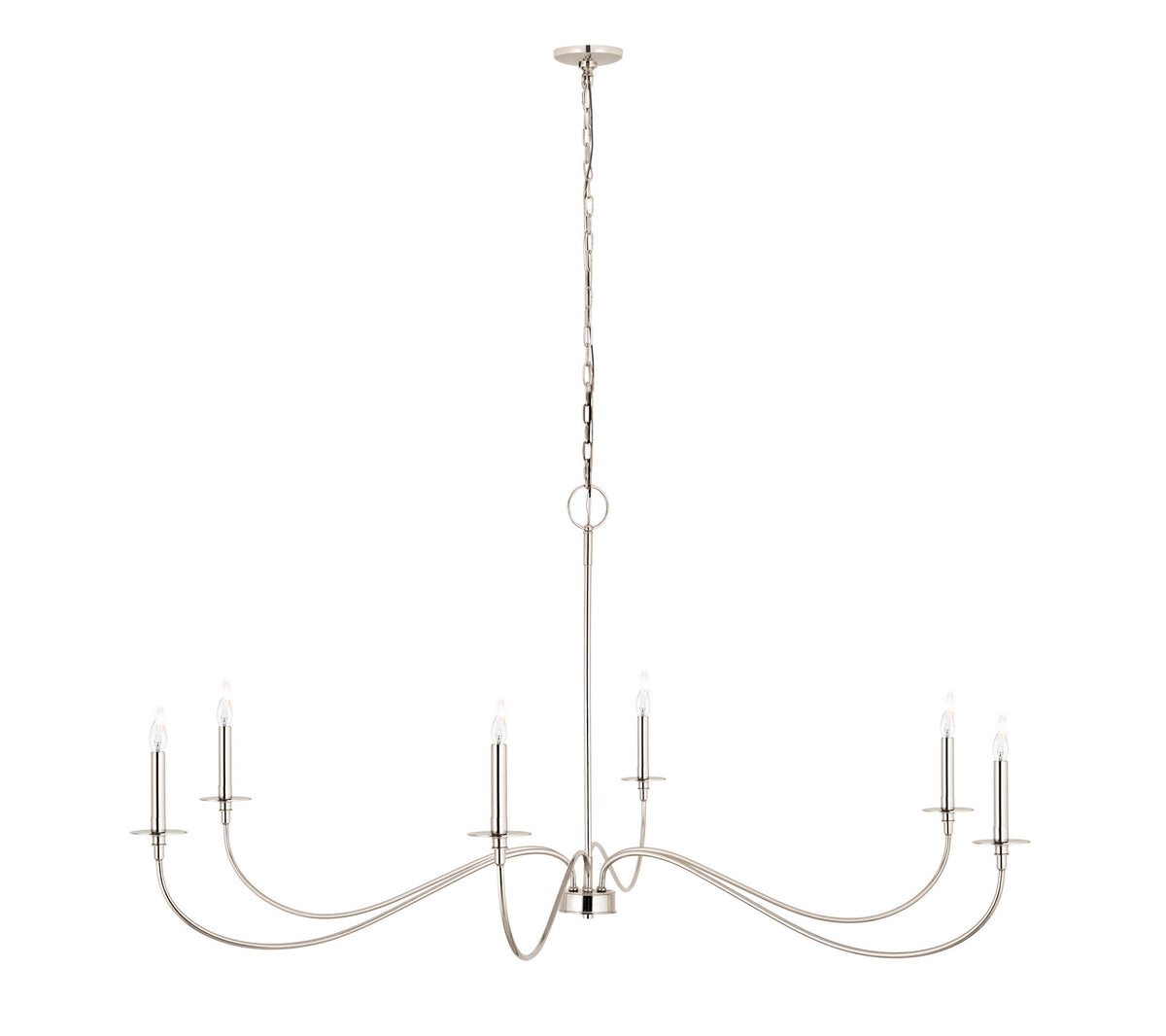 Lustre Arrington Nickel poli, 63" – Z-Lite