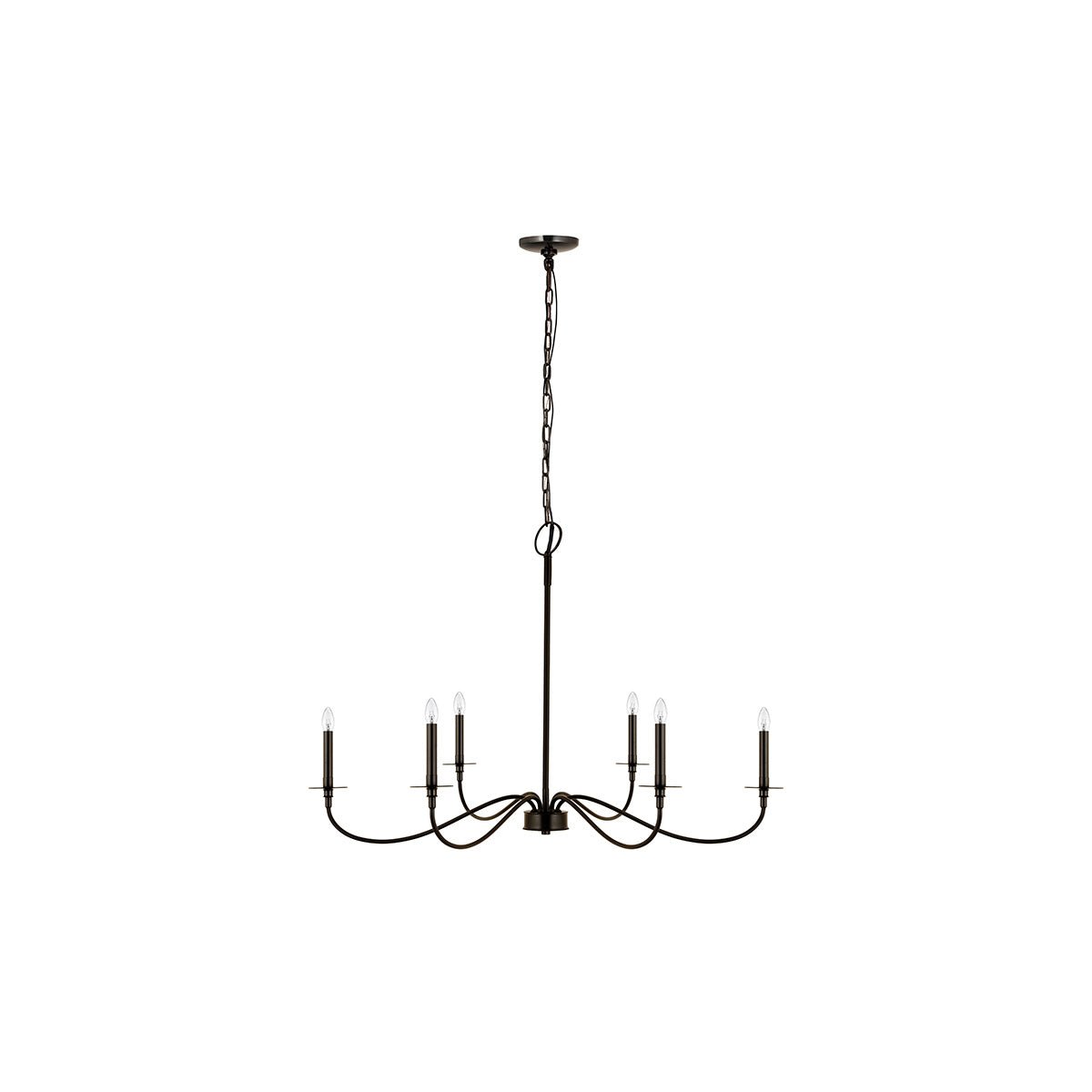 Chandelier Arrington - Noir mat 42" by Z - Lite | Luminaires & cie