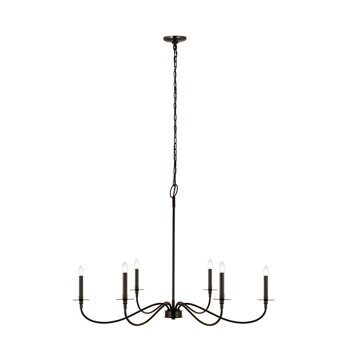 Chandelier Arrington - Noir mat 42" by Z - Lite | Luminaires & cie