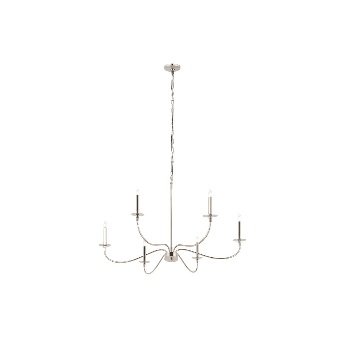 Chandelier Arrington - Nickel poli 42" by Z - Lite | Luminaires & cie