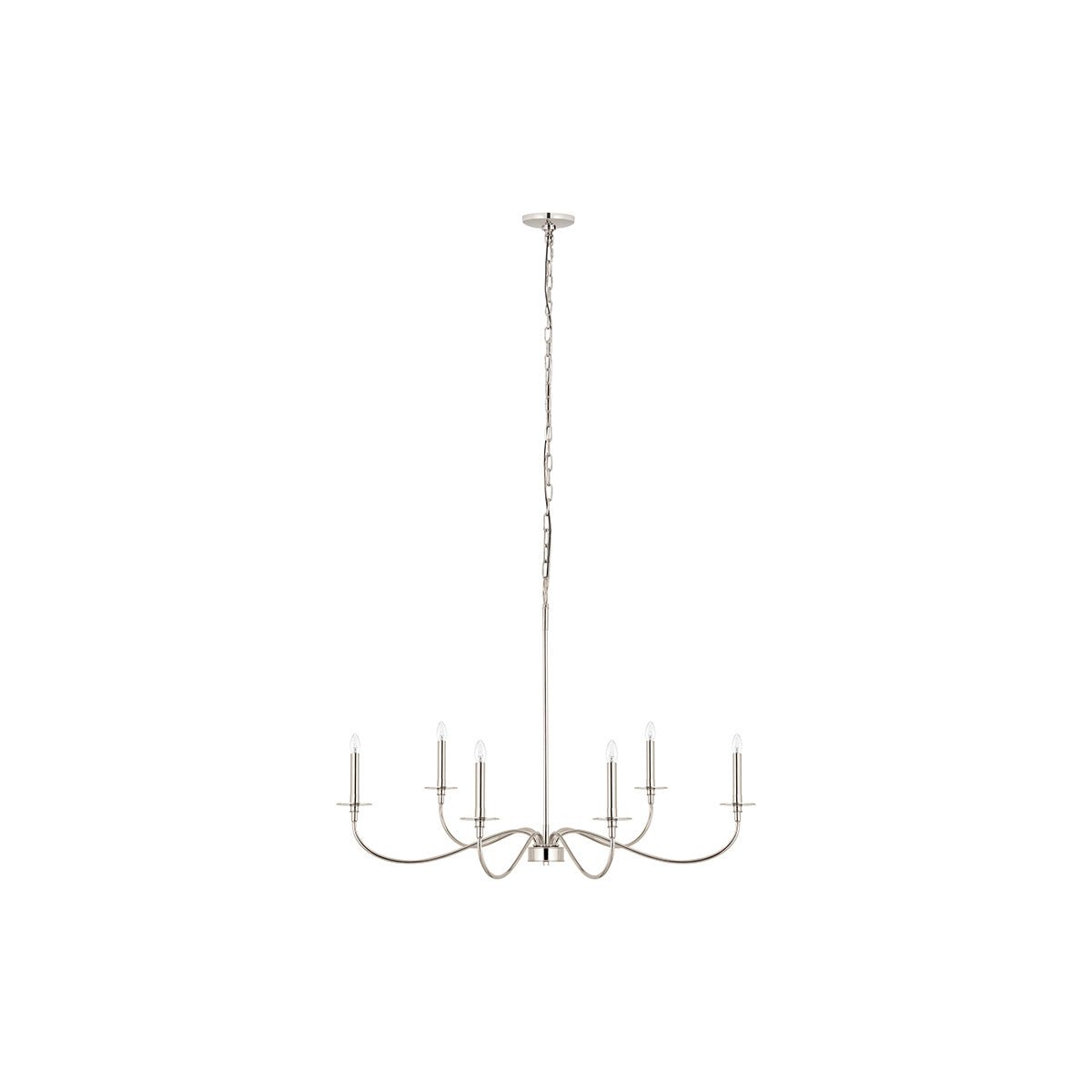 Chandelier Arrington - Nickel poli 42" by Z - Lite | Luminaires & cie