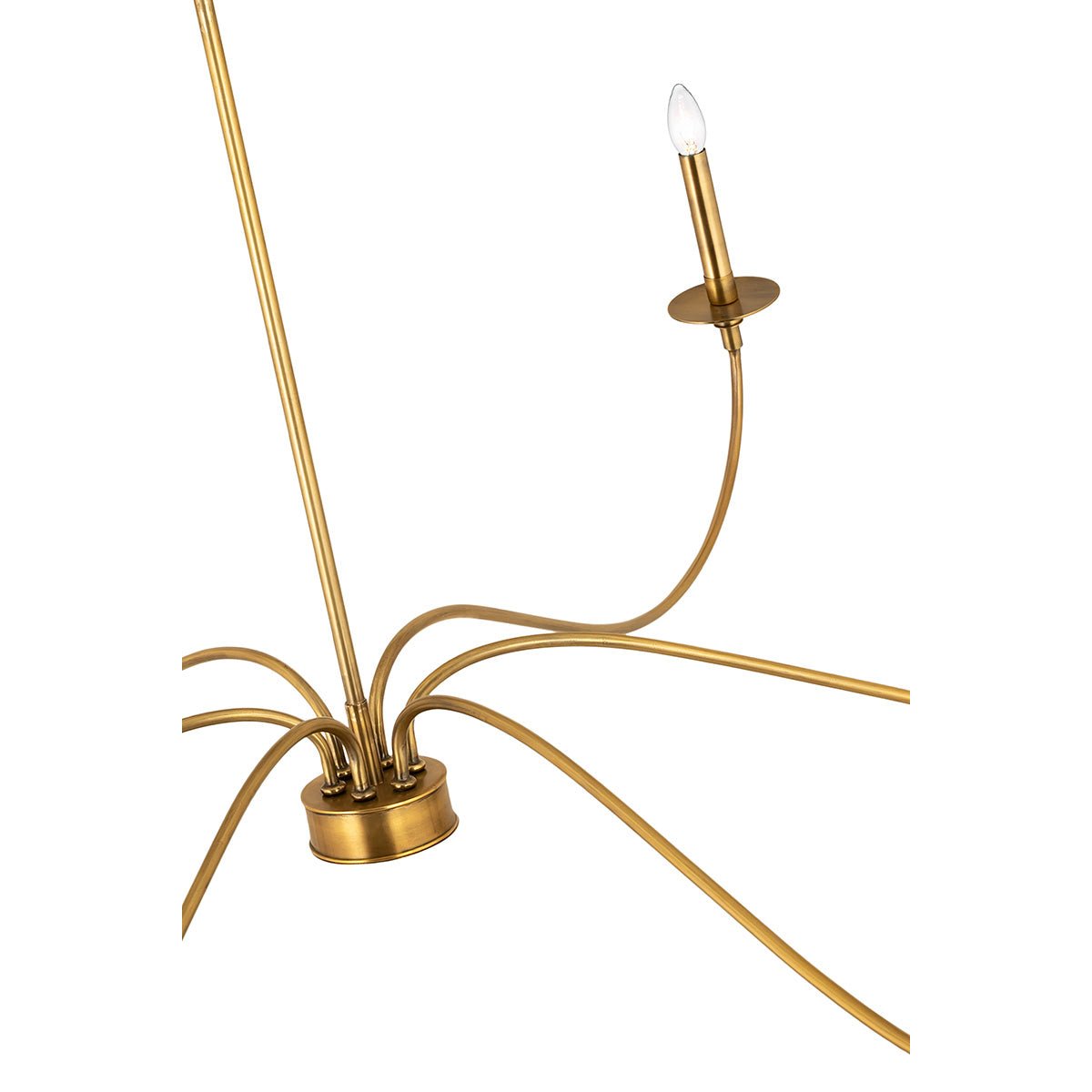 Chandelier Arrington - Laiton frotté 63" by Z - Lite | Luminaires & cie
