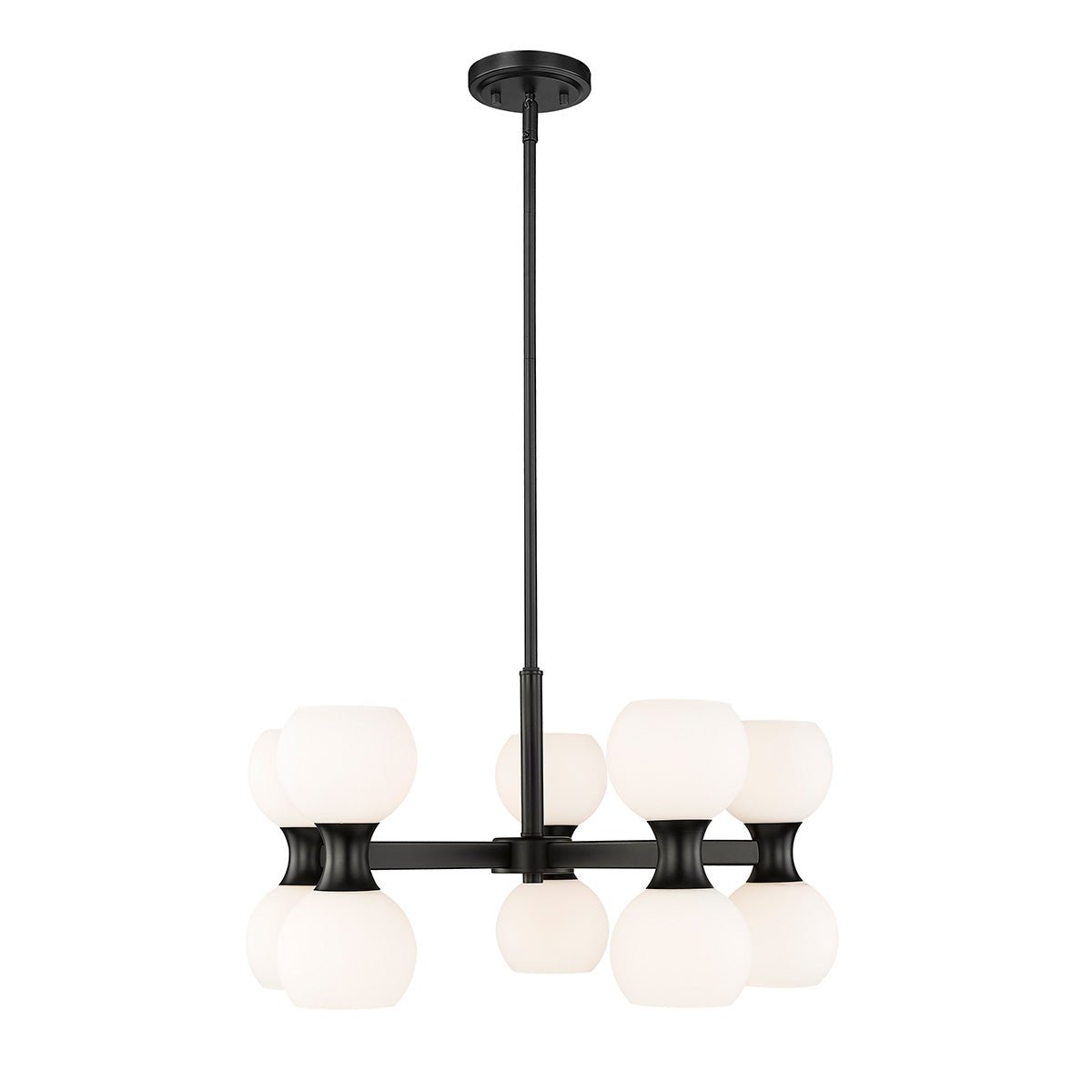 Chandelier Artemis - Noir mat 25" by Z - Lite | Luminaires & cie