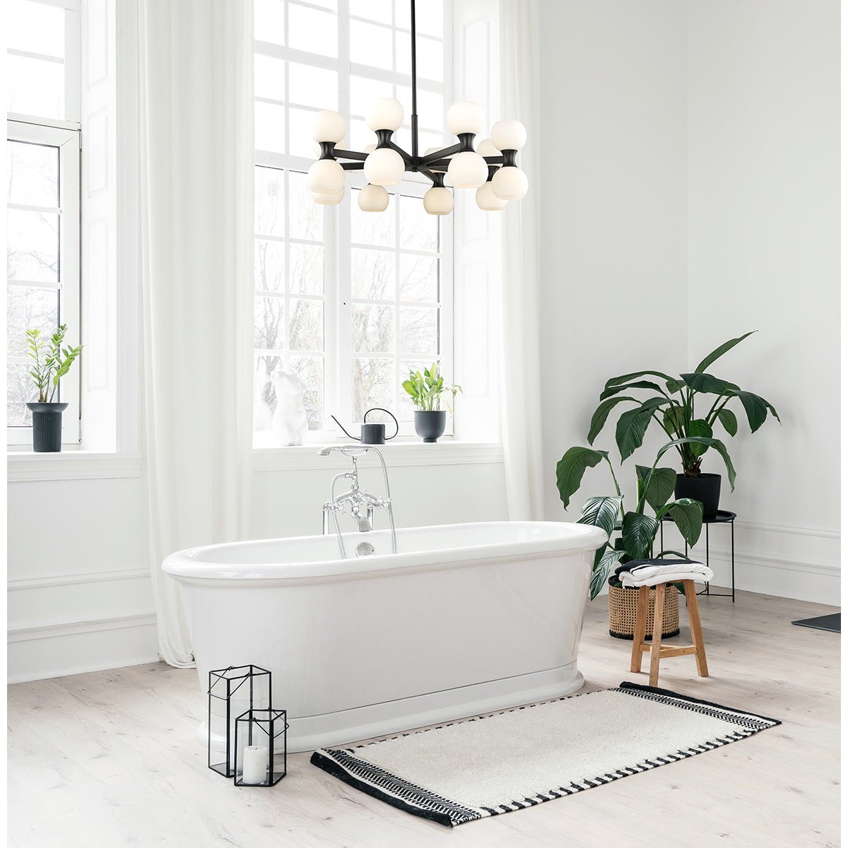 Chandelier Artemis - Noir mat 32" by Z - Lite | Luminaires & cie