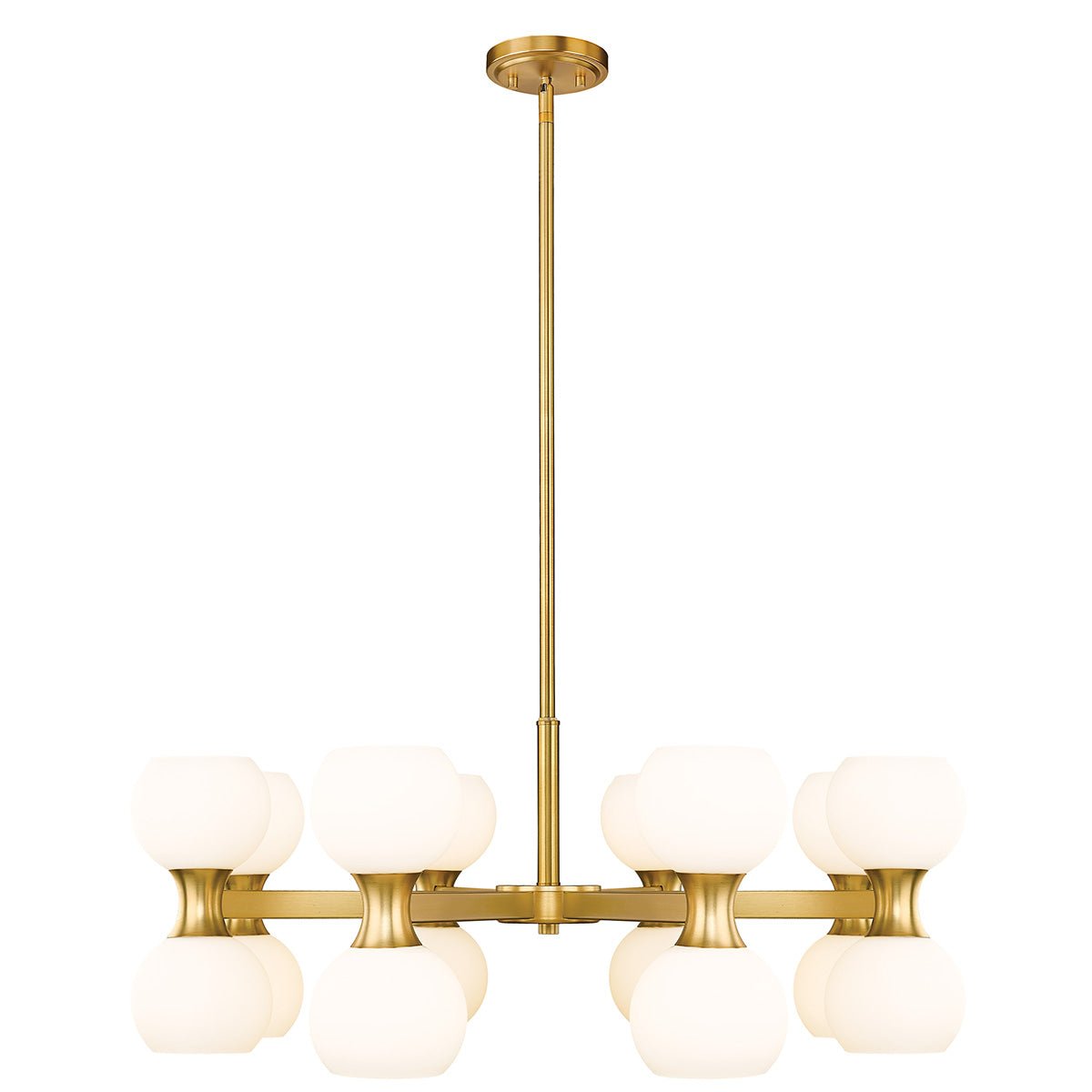 Chandelier Artemis - Or moderne 32" by Z - Lite | Luminaires & cie