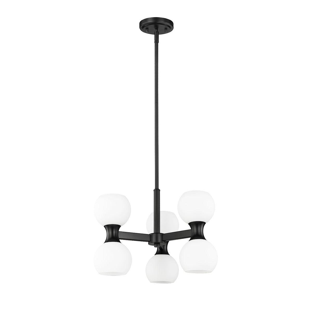 Chandelier Artemis - Noir mat 18" by Z - Lite | Luminaires & cie
