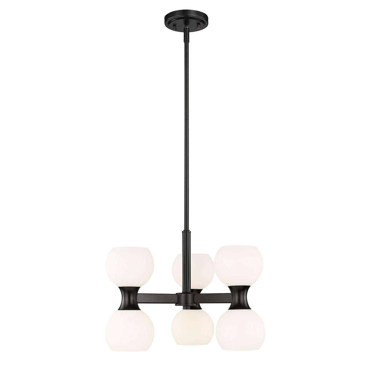 Chandelier Artemis - Noir mat 18" by Z - Lite | Luminaires & cie