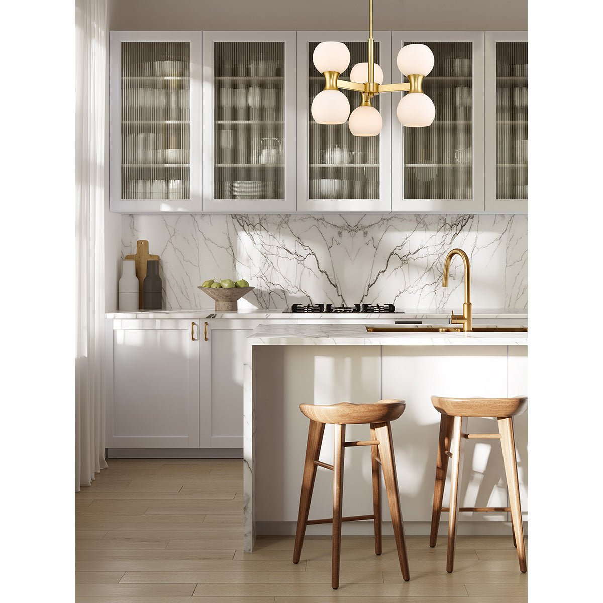 Chandelier Artemis - Or moderne 18" by Z - Lite | Luminaires & cie