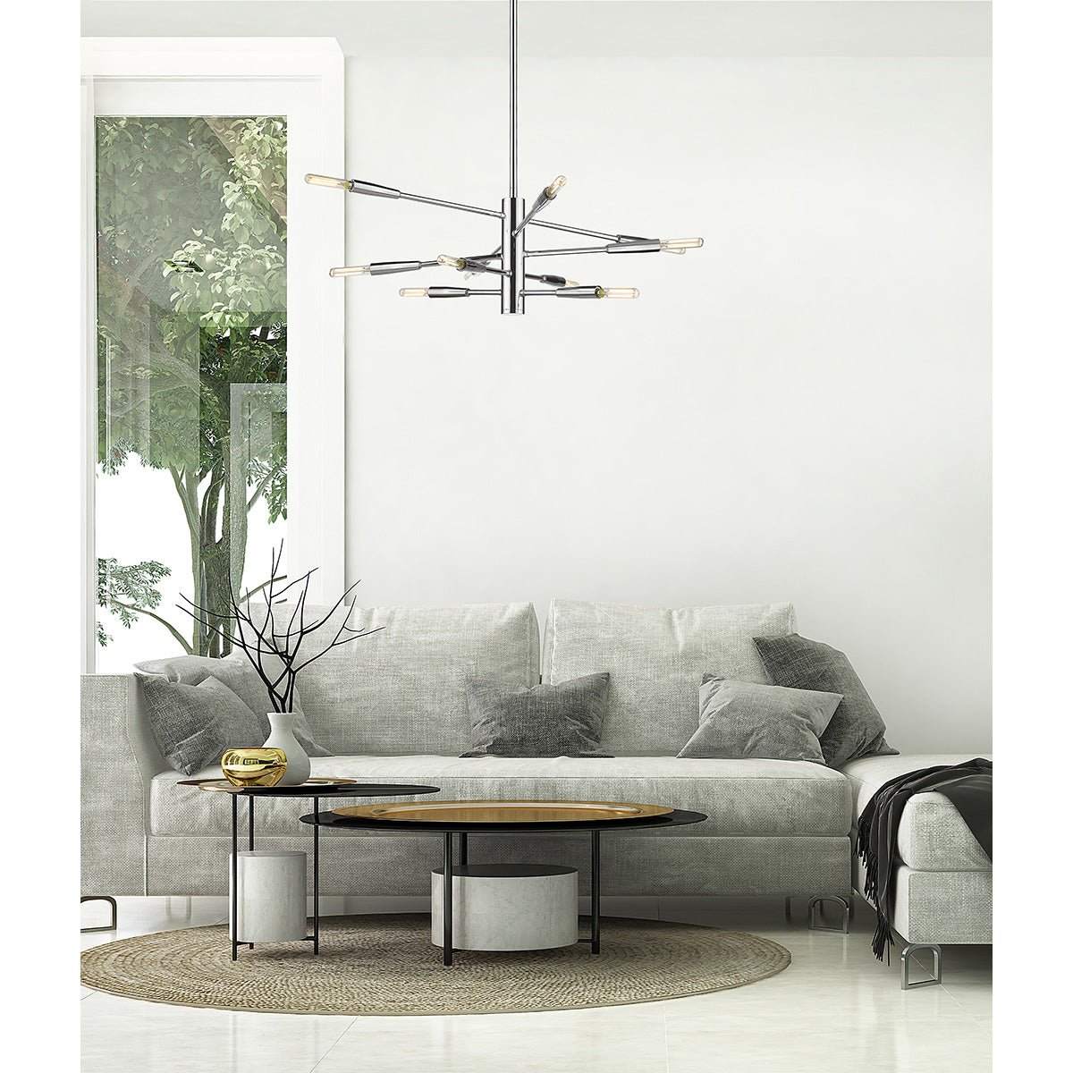 Chandelier Ascension - Chromé 23 1/4" by Z - Lite | Luminaires & cie