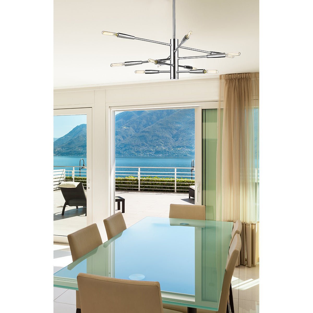Chandelier Ascension - Chromé 23 1/4" by Z - Lite | Luminaires & cie