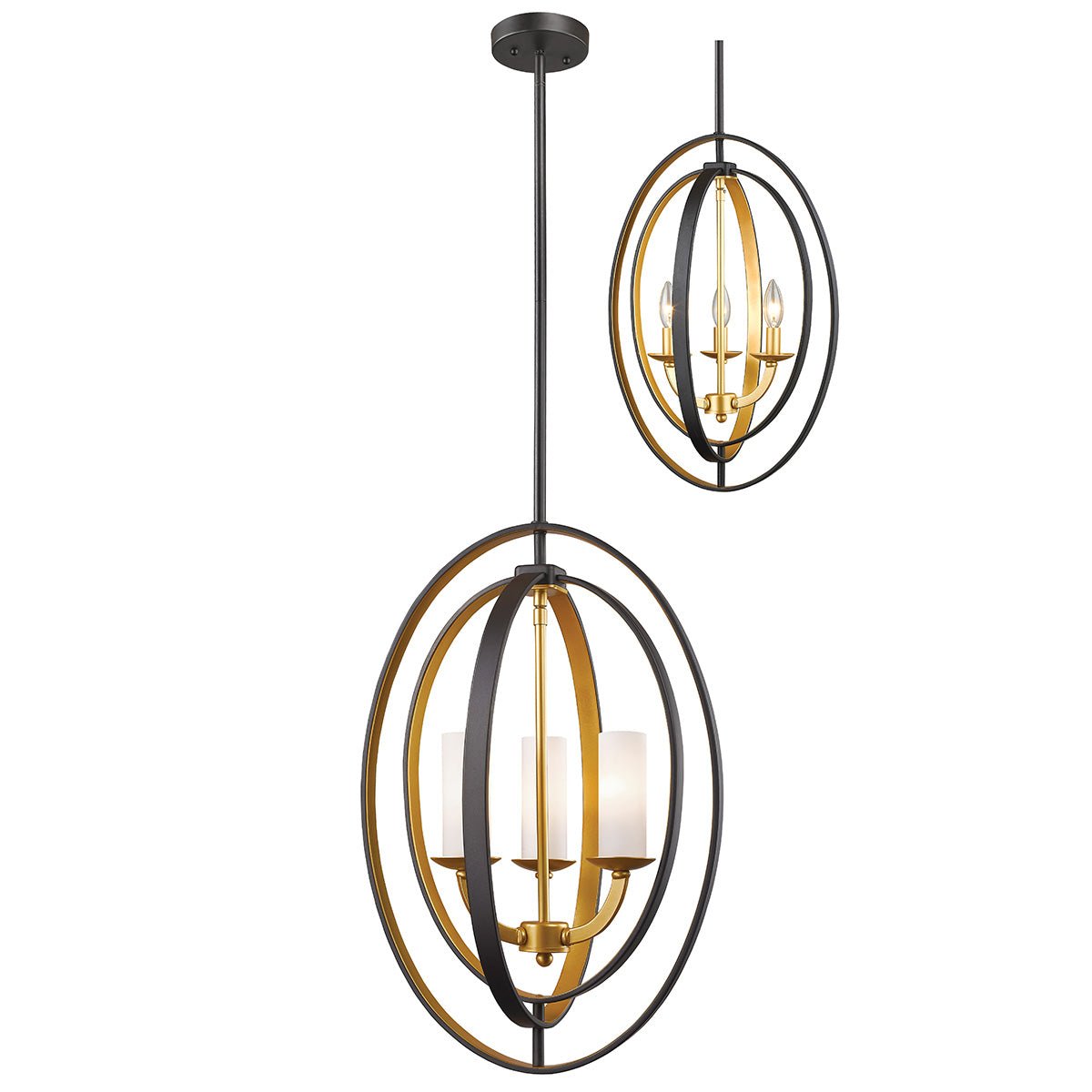 Chandelier Ashling - Bronze Or 15.13" by Z - Lite | Luminaires & cie