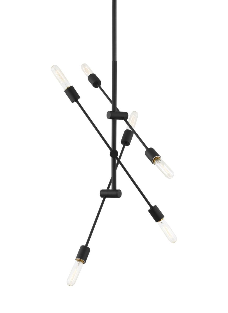 Chandelier Axis - Noir de minuit 35 1/4" by Visual Comfort Studio | Luminaires & cie