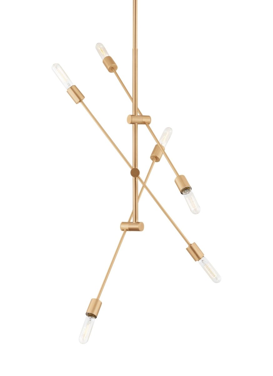 Chandelier Axis - Laiton satiné 40" by Visual Comfort Studio | Luminaires & cie