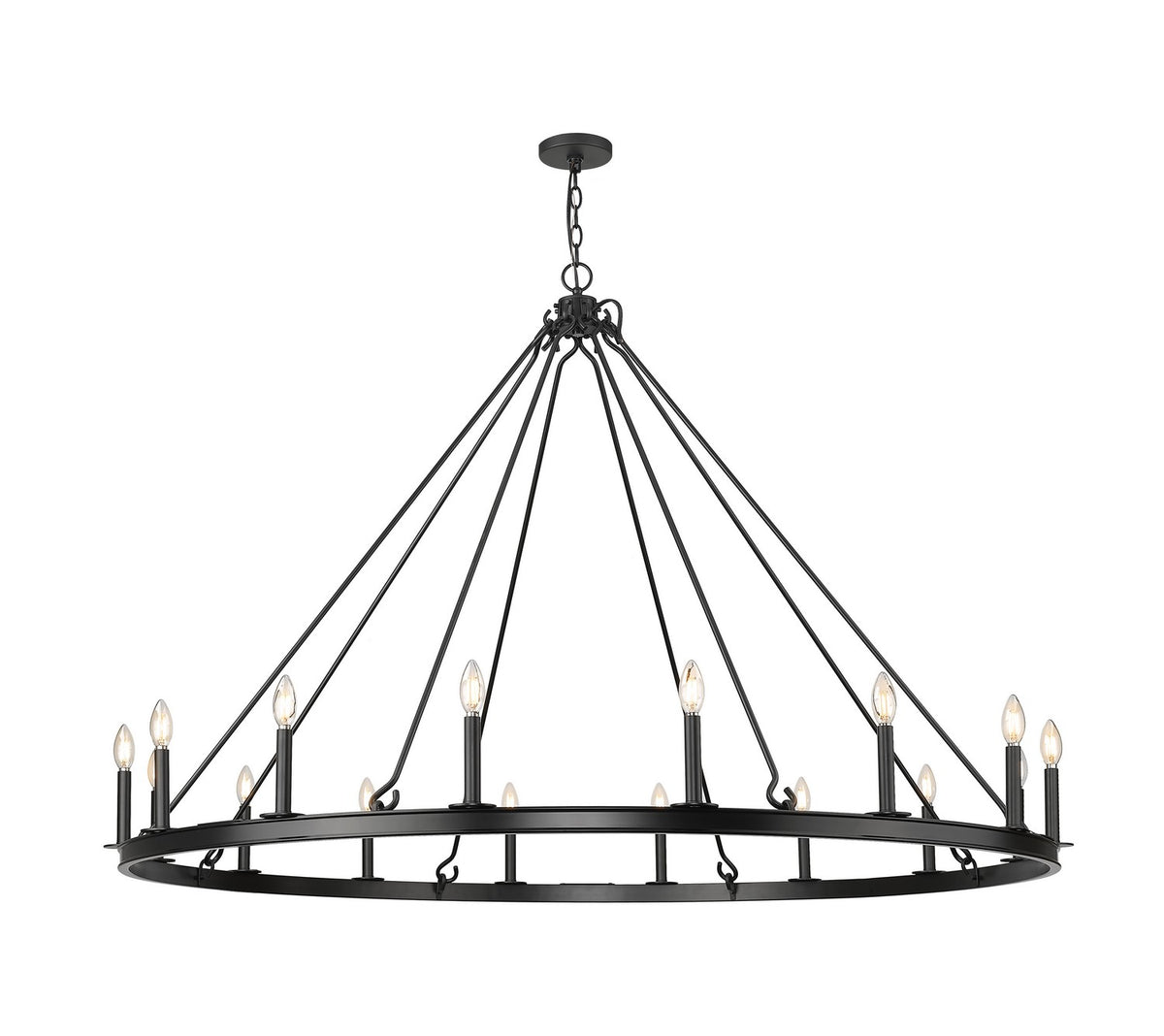 Lustre Barclay Noir mat, 62" – Z-Lite