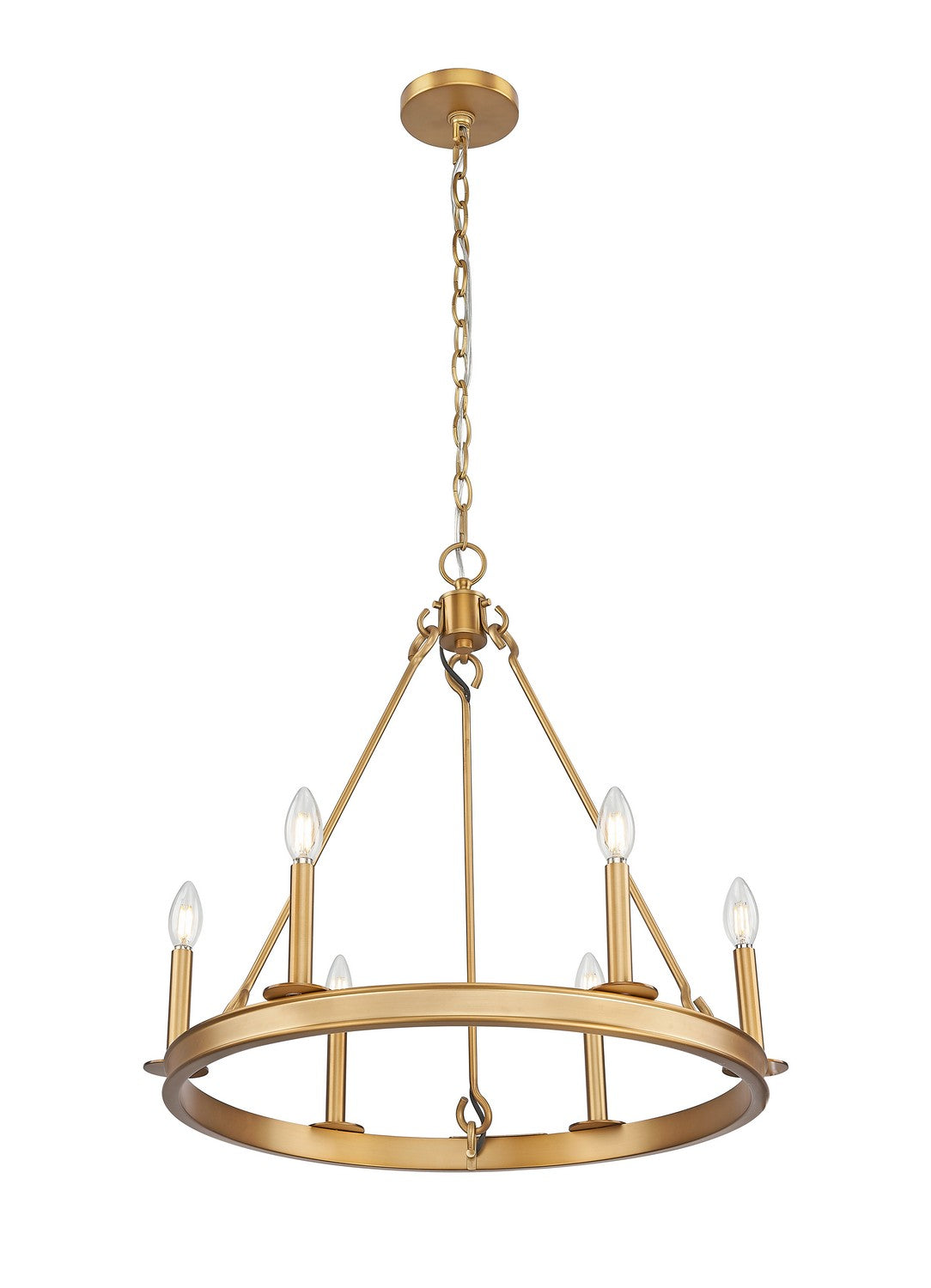 Lustre Barclay Laiton frotté, 25" – vue 3