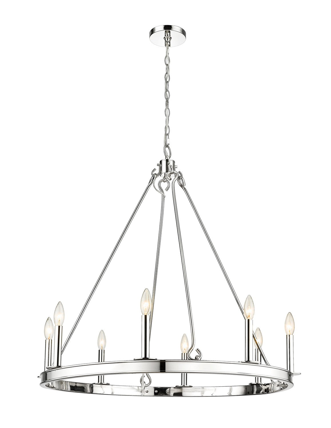 Lustre Barclay Nickel poli, 33" – Z-Lite
